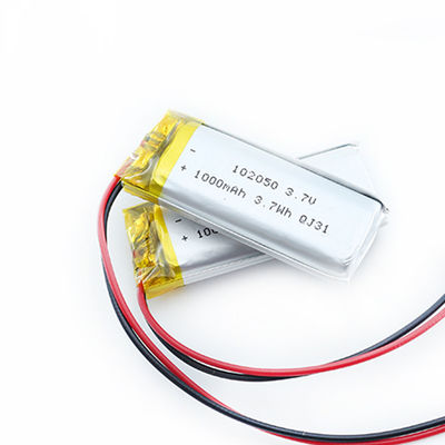 Het Polymeerbatterij 102050 3.7wh van het douane Flexibele Dunne Lithium
