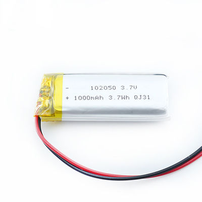 Het Polymeerbatterij 102050 3.7wh van het douane Flexibele Dunne Lithium