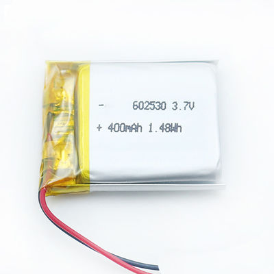 Smart Watch 602530 van het het Lithiumpolymeer van Lipo 3.7v 450mah de Navulbare Batterij