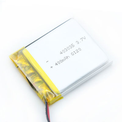 Het Polymeerbatterij 0.1A-5A 403035 van het veiligheids Vlakke Lithium de Batterij van Hoge Capaciteitslipo