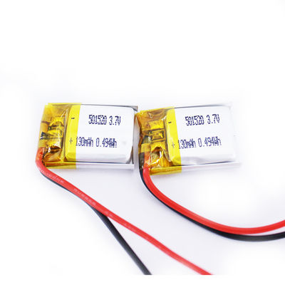 0.2C uiterst dunne Kleine 3,7 V Li Polymer Battery 501520 130mah voor GPS