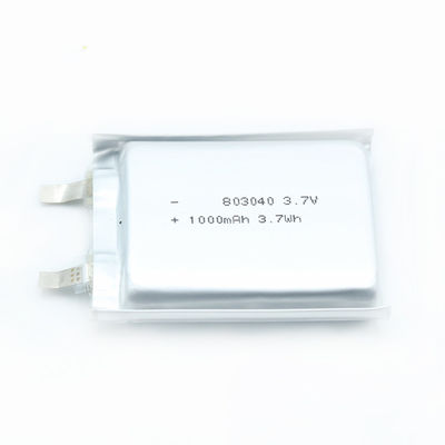 IEC62133 8.0*30*43mm de Medische Batterij van de Lithiumbatterij 3.7v 1000mah Lipo