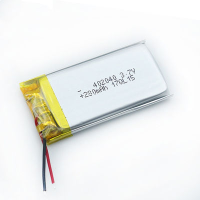 402040 Hoofdtelefoon Navulbaar Li Polymer Battery 250mah