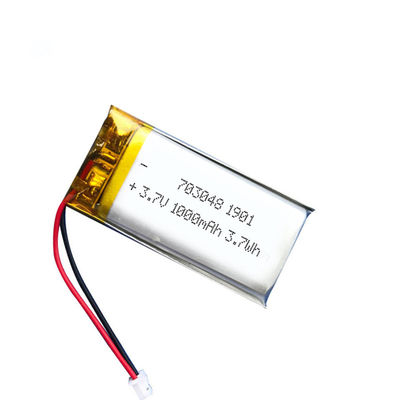 MSDS 703049 1000mah Li Ion Nmc Battery Long Cyclelife 7.0mm dik