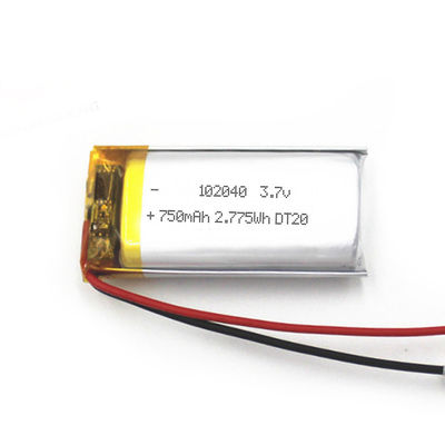 102040 Navulbaar Li Polymer Battery