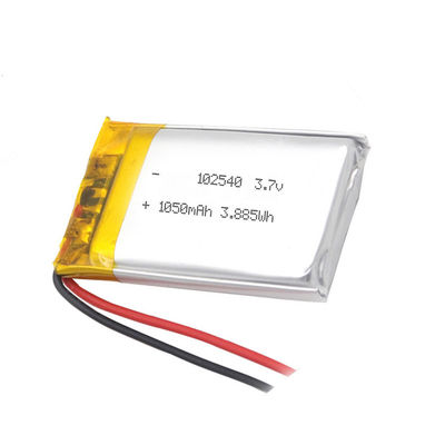 OEM ODM 102540 1050mAh 3,7 V Li Polymer Battery Environmental Friendly voor VR-Glazen