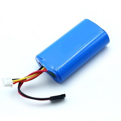 het Blauw van het Lithiumion battery pack 6700mAh van 3.7V 1S2P 18650